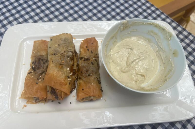 אגרול ירקות וחזה עוף
